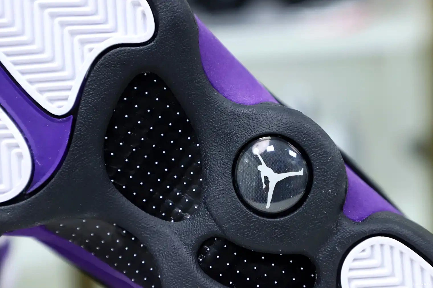 13 JORDAN JORDAN Kimikick AIR 'COURT RETRO AIR PURPLE' 0326